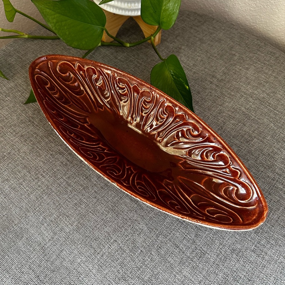 Classic Mid Century Console Bowl from Maurice of Calif.